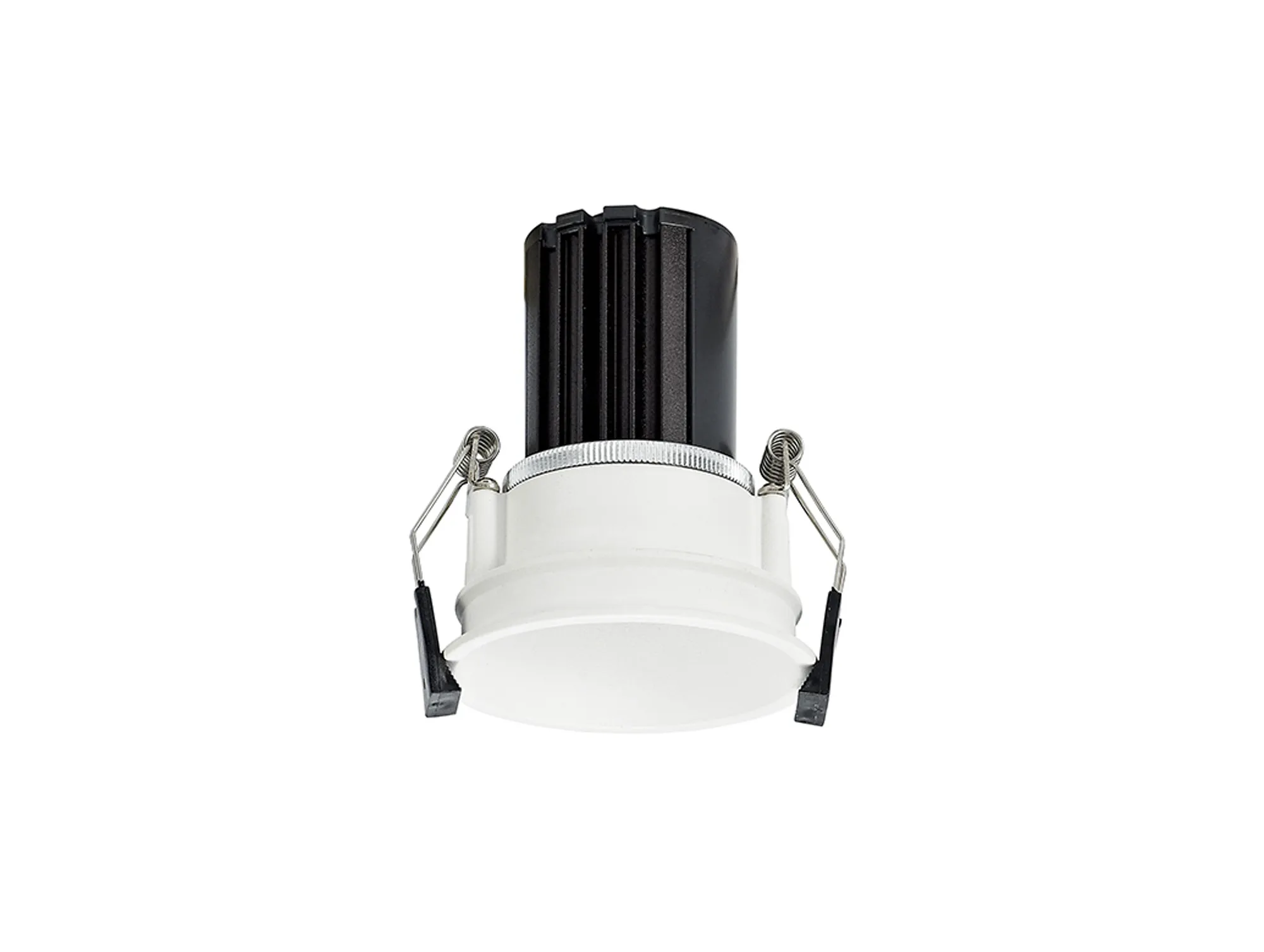 Bania 12 Tridonic Powered 12W 2700K 1200lm 36° , 300mA CRI>90 LED Engine White Fixed Recessed Spotlight, Cut Out: 76mm, IP20, 5yrs Warranty DM201615  Dlux Bania 12